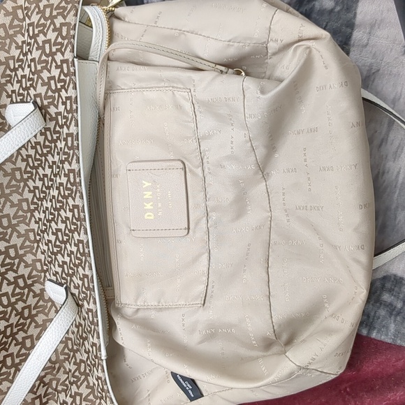 Brown and White Tote Bag - Picture 10 of 13